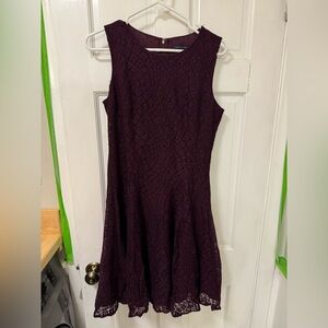 Tommy Hilfiger Deep Purple Midi Dress